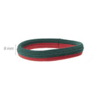 Elastico-Braccialetto Unisex Bicolore Verde-Rosso