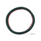 Elastico-Braccialetto Unisex Bicolore Verde-Rosso