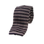 Cravatta tricot righe strette