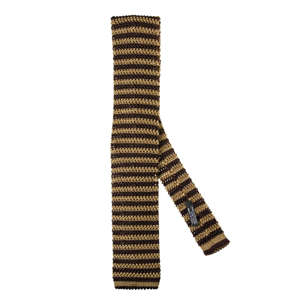 Cravatta tricot righe strette