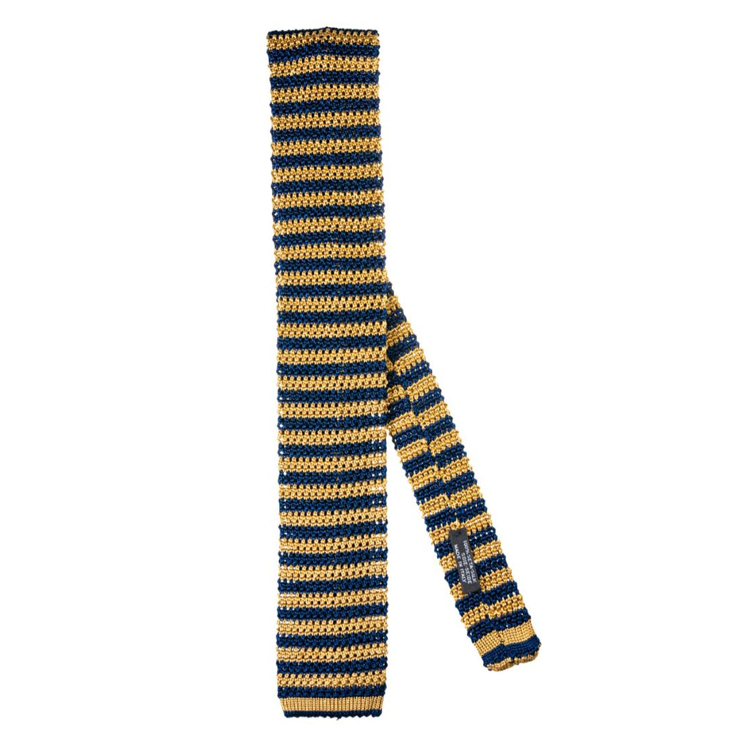 Cravatta tricot righe strette
