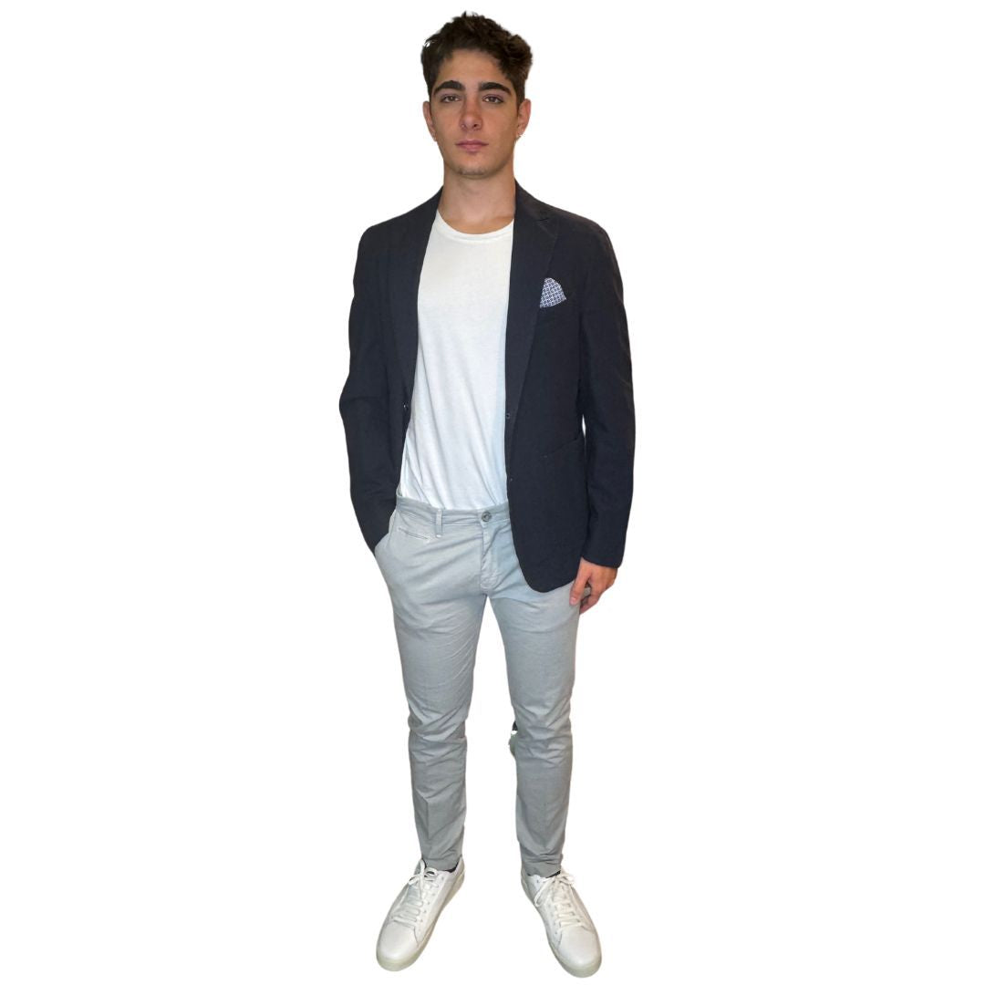 Giacca uomo misto lino sartoriale Made in Italy Breco's