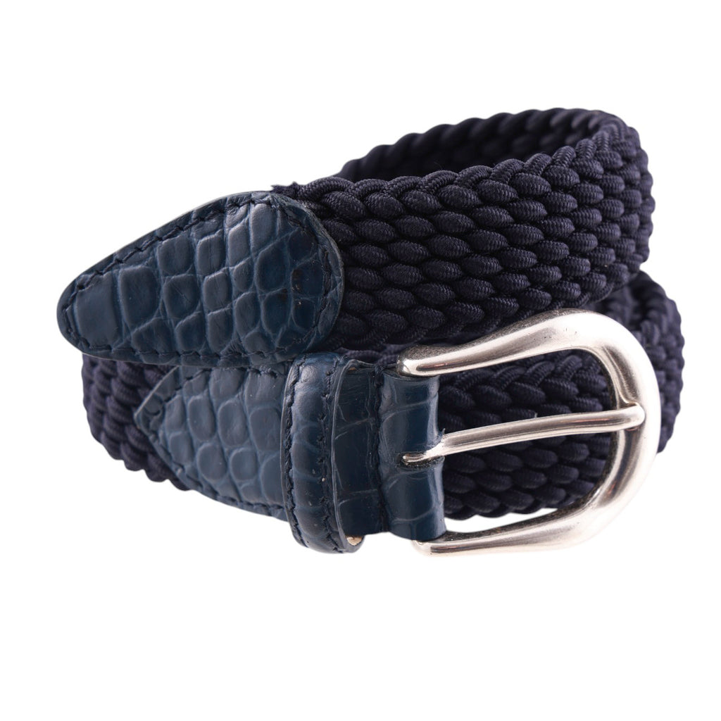 Cintura Intrecciata Elasticizzata Uomo Artigianale