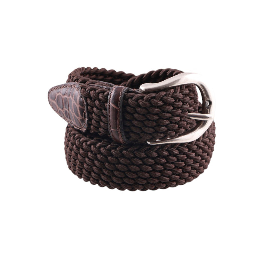 Cintura Intrecciata Elasticizzata Uomo Artigianale