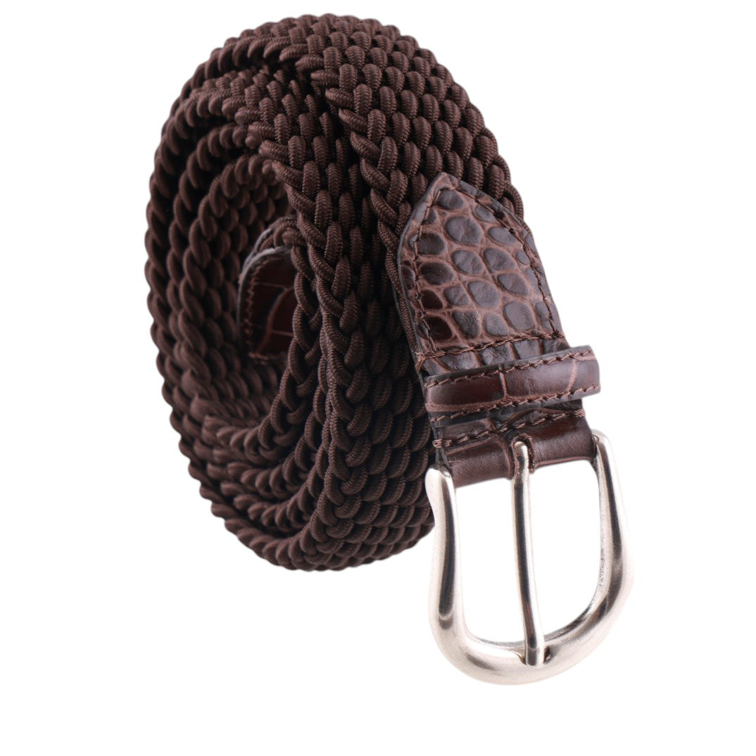 Cintura Intrecciata Elasticizzata Uomo Artigianale
