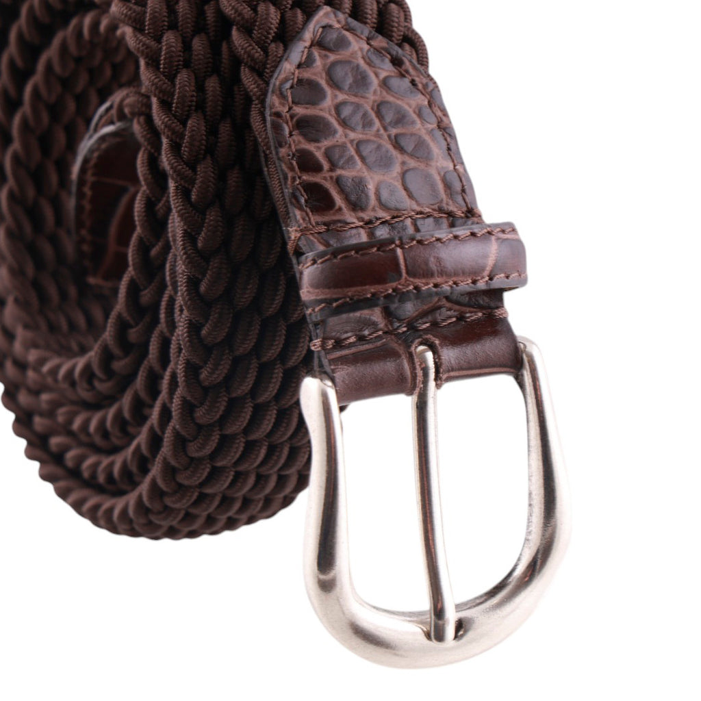 Cintura Intrecciata Elasticizzata Uomo Artigianale