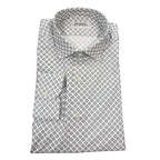 Camicia Uomo Classica in Elastam Fantasia Fiori Geometrici