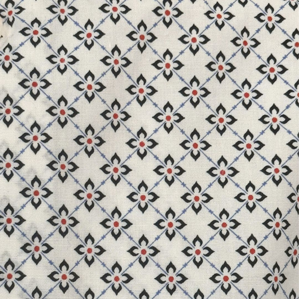 Camicia Uomo Classica in Elastam Fantasia Fiori Geometrici