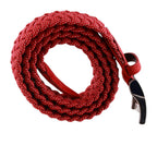 Cintura Elasticizzata Intrecciata Fantasia Pois Made in Italy