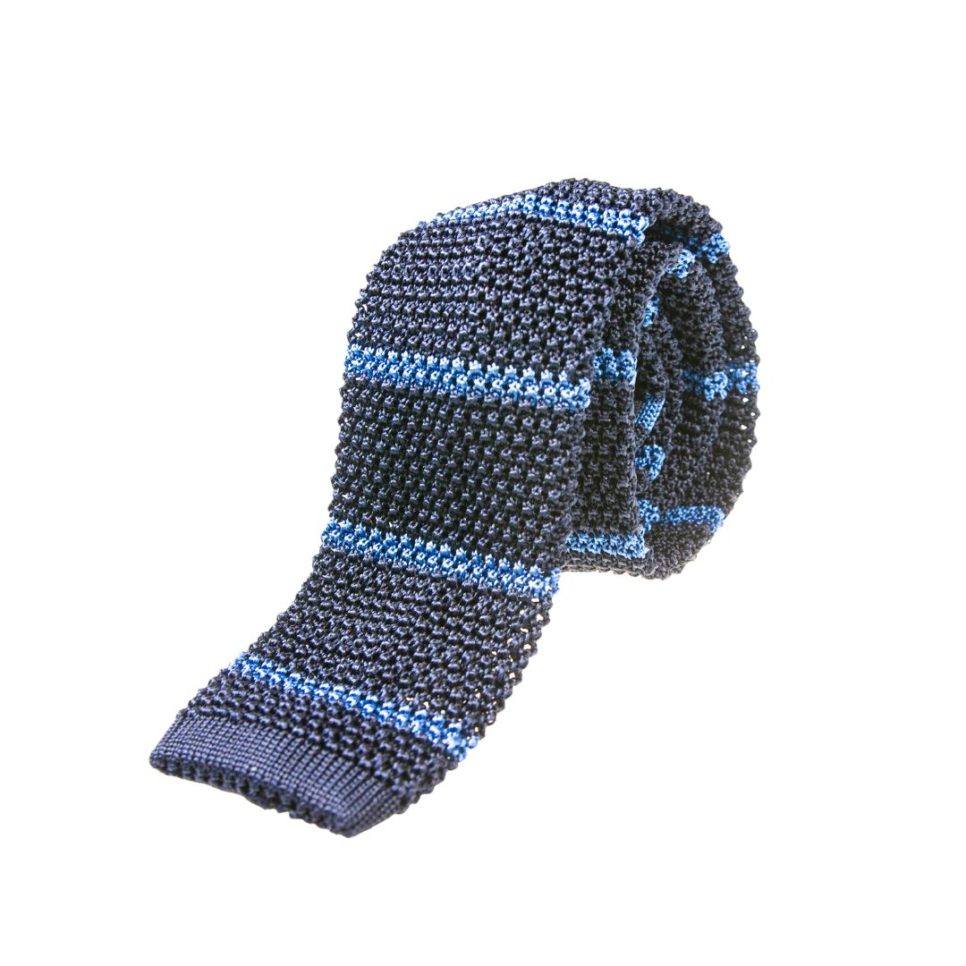 Cravatta Tricot righe larghe