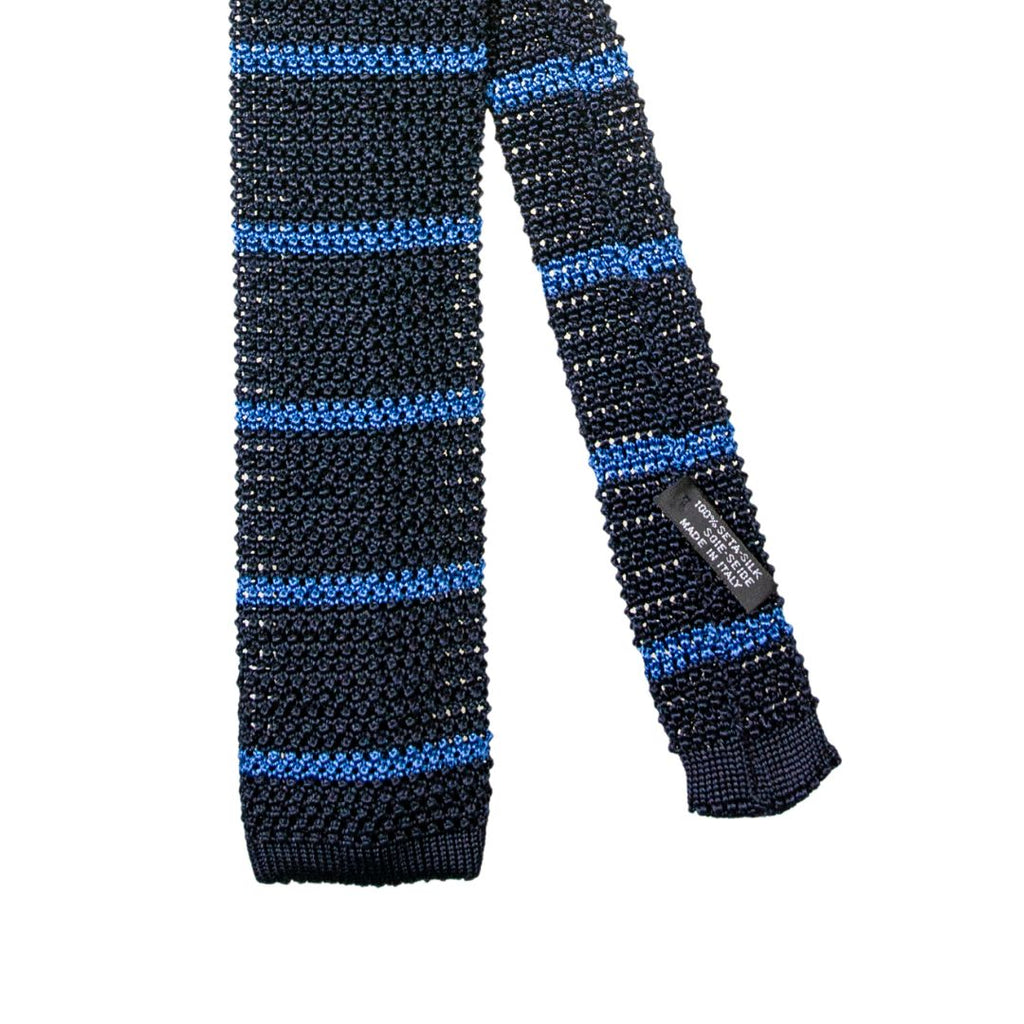 Cravatta Tricot righe larghe