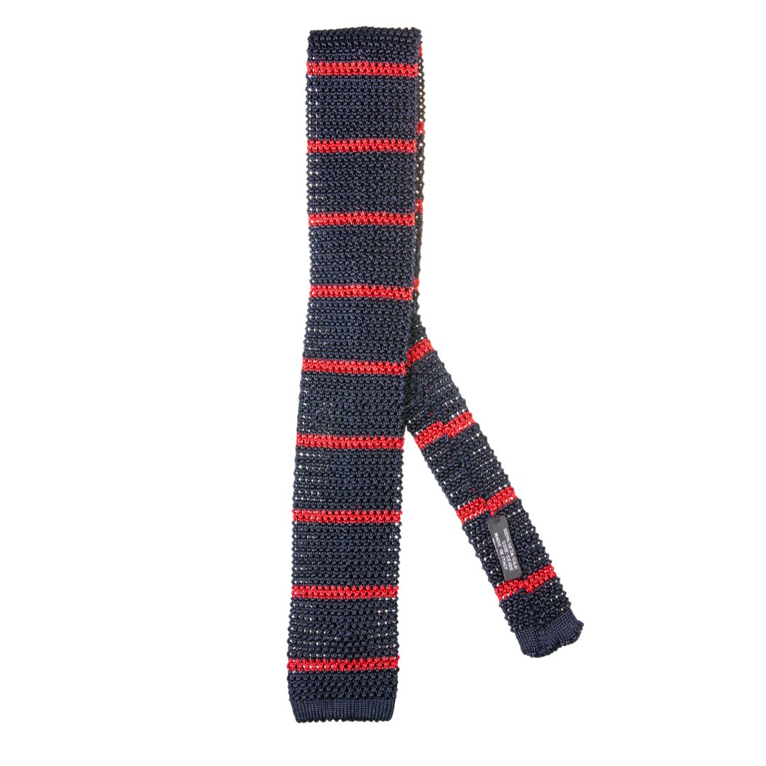 Cravatta Tricot righe larghe