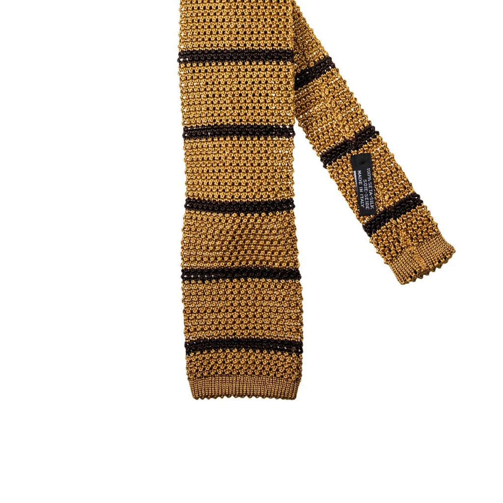 Cravatta Tricot righe larghe