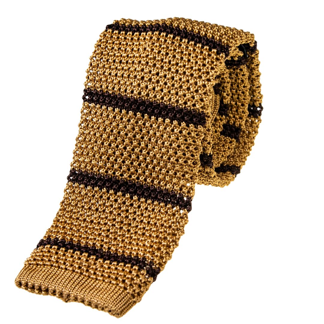 Cravatta Tricot righe larghe