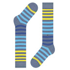 Calzini lunghi Burlington Blackpool KH righe cotone