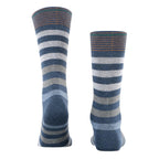 Calzini Burlington corti "Blackpool" righe cotone e elastam