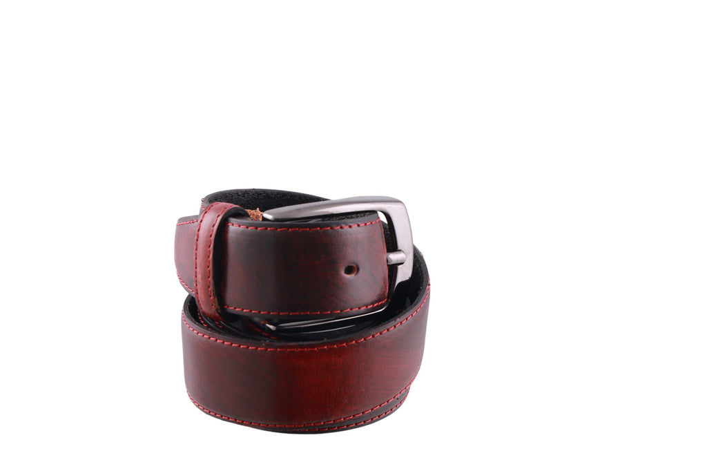 Cintura Uomo in Pelle di Vitello Liscia-Made in Italy