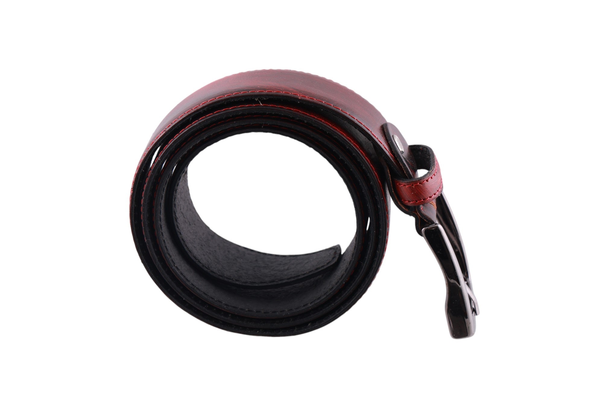 Cintura Uomo in Pelle di Vitello Liscia-Made in Italy