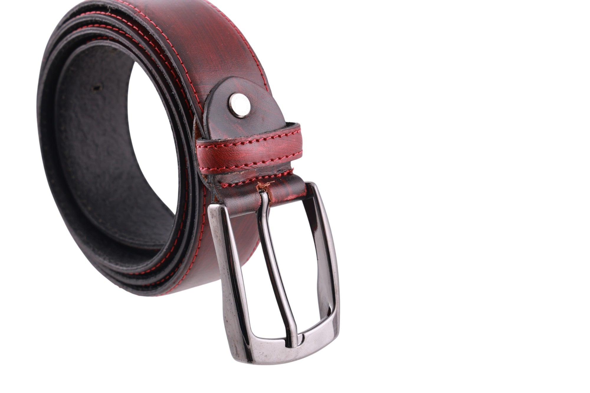 Cintura Uomo in Pelle di Vitello Liscia-Made in Italy