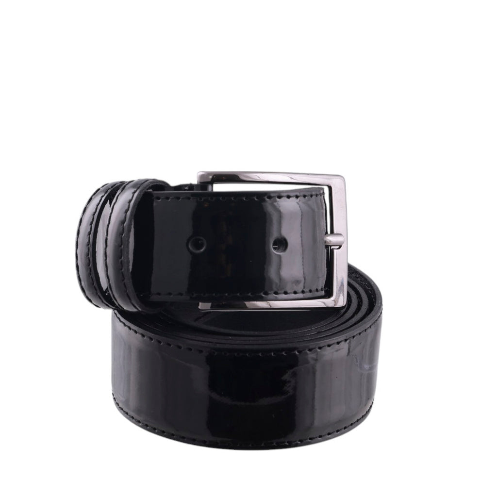 Cintura uomo pelle lucida Made in Italy