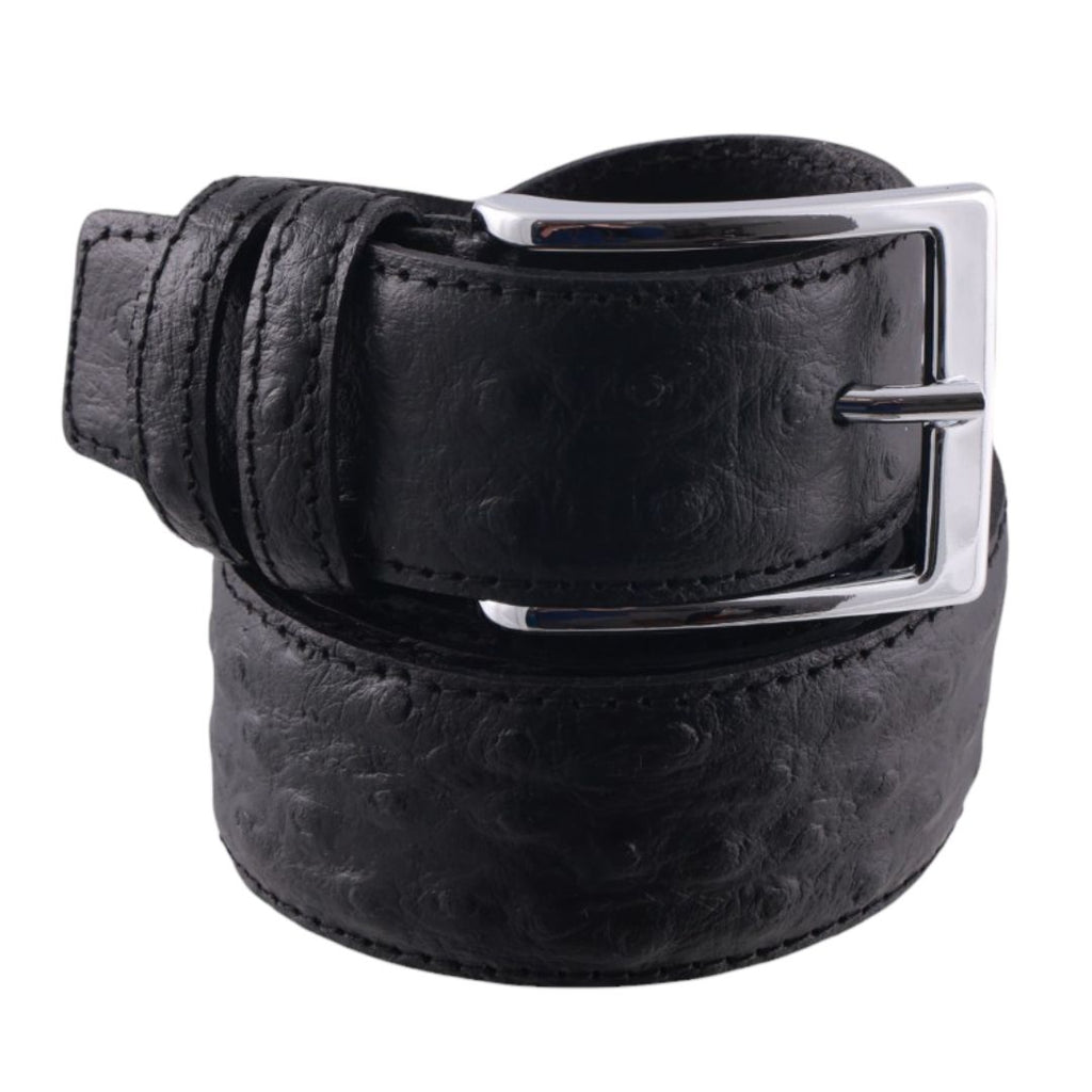 Cintura pelle struzzo Centopercento Camicie Made in Italy